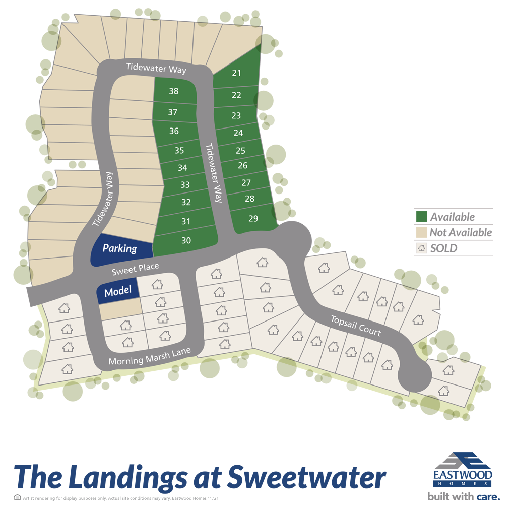 Landings at Sweetwater Charleston, SC Homes For Sale Eastwood Homes